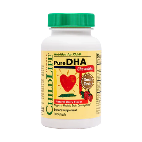 ChildLife Essentials Pure DHA Chewable Softgels for children — 90 softgels